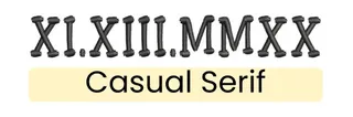 Casual Serif