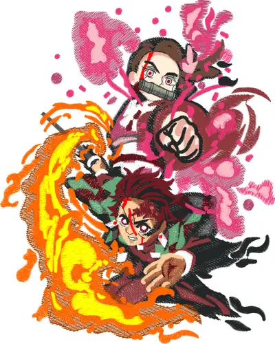 Broderie Demon Slayer (1)