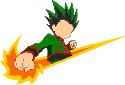 Broderie Hunter x Hunter Gon Freecss Nike