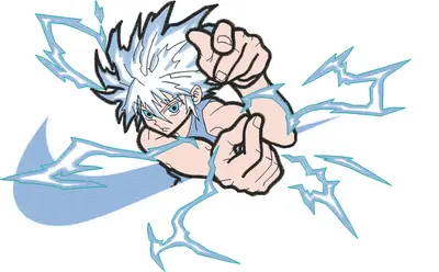 Broderie Nike x Killua