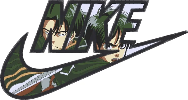 Broderie attack on tittan x nike