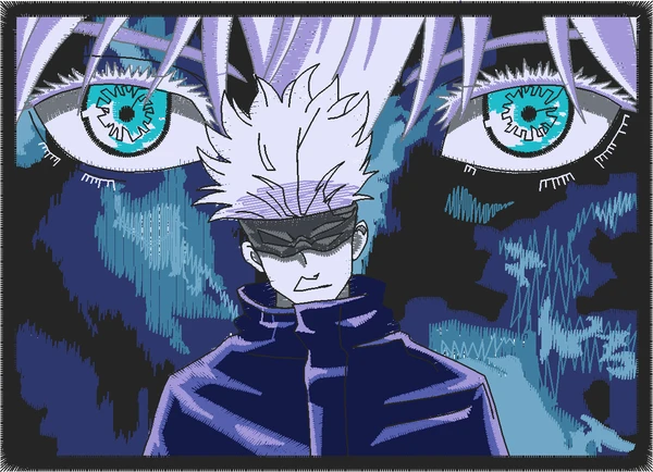 Broderie jujutsu kaisen v5