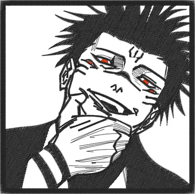 Broderie Ryomen Sukuna face