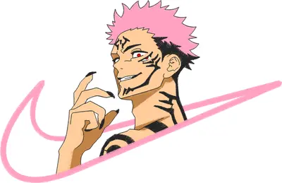 Broderie Jujutsu kaisen Ryomen Sukuna Nike