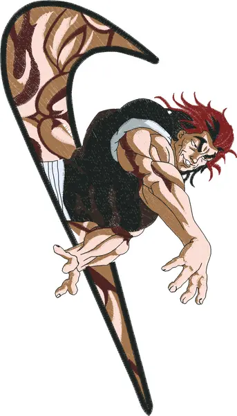 Broderie YUJIRO HANMA NIKE . PES