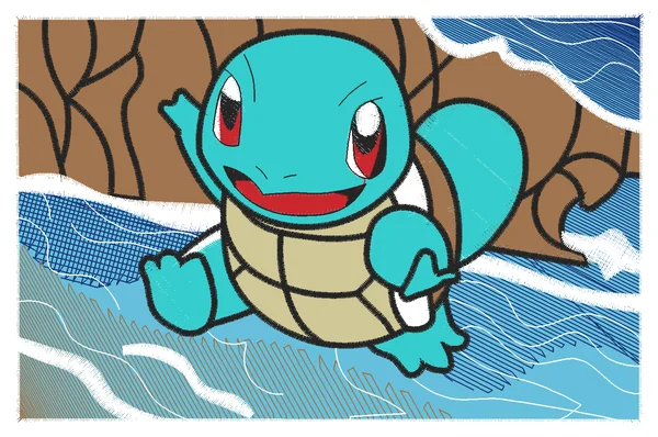 Broderie Squirtle