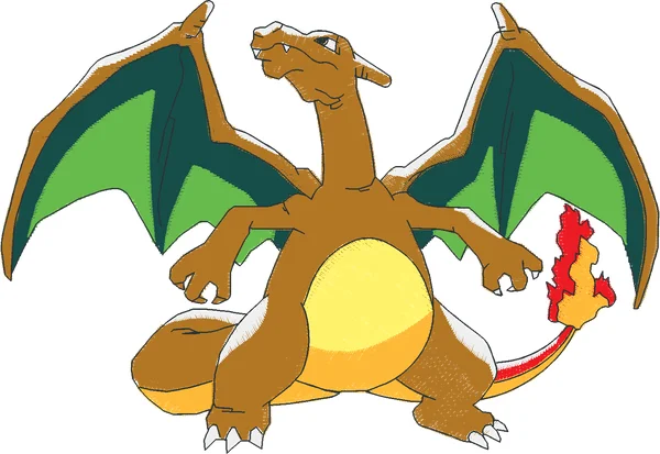 Broderie POKEMON CHARIZARD
