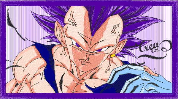 Broderie Vegeta 6x3.3in