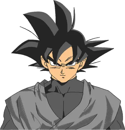 Broderie GOKU-BLACK 3.7x3.9in