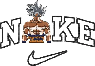 Broderie goku nike ultra