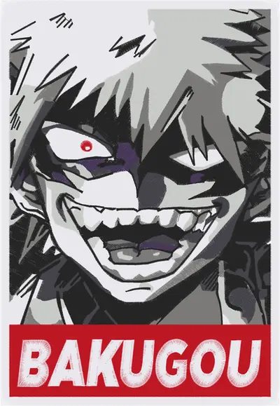Broderie bakugou