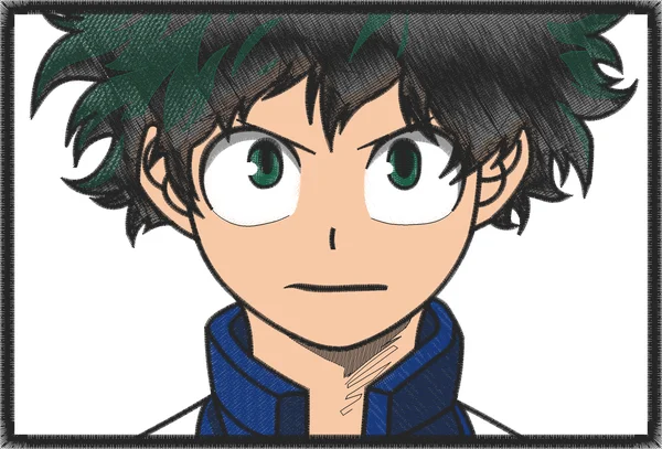 Broderie Izuku Midoriya