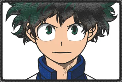 Broderie Izuku Midoriya