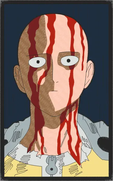 Broderie SERIOUS SAITAMA EMB FILES