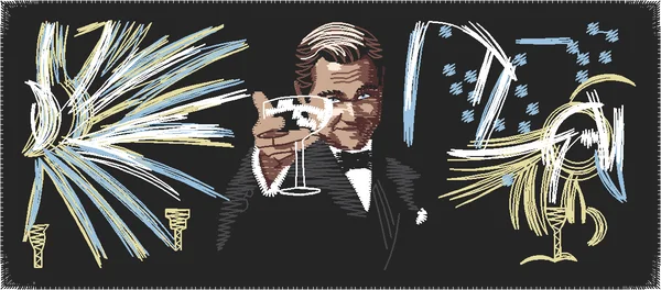 Broderie (PED 34) LEONARDO DICAPRIO
