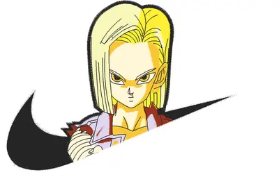 Broderie DRAGON BALL ANDROID 18