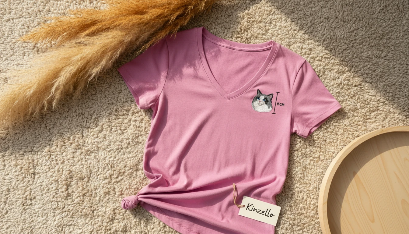 Tricou V-neck Pisică Grumpy
