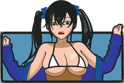 Broderie ZM514 anime big boobs
