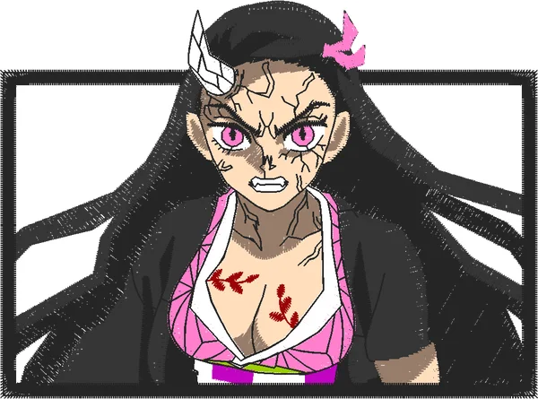 Broderie box nezuko