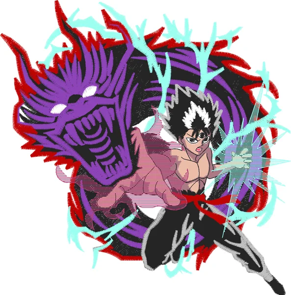 Broderie AED_348_YUYU_HAKUSHO_HIEI