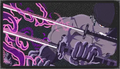 Broderie Roronoa Zoro