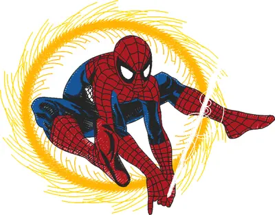 Broderie SPIDER CIRCLE