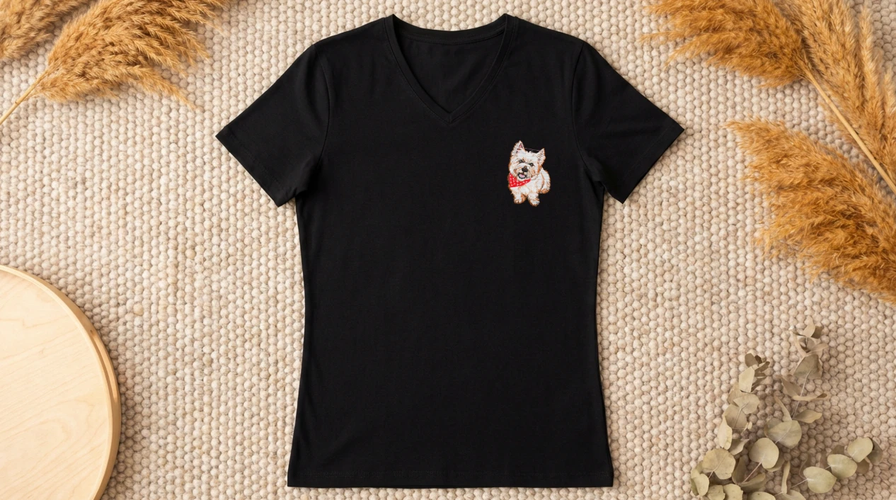 Tricou Dama Westie Jucăuș