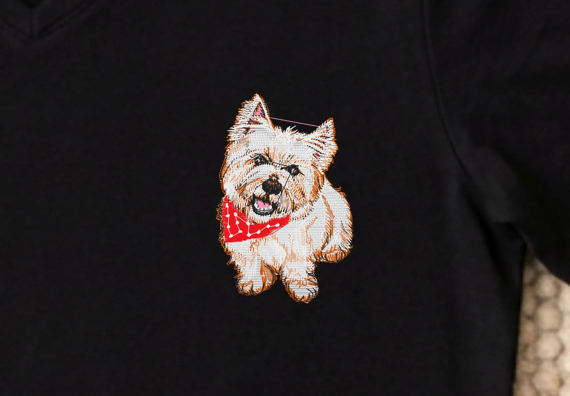 Tricou Dama Westie Jucăuș