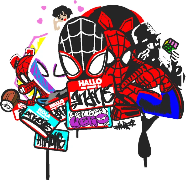Broderie SpideymultiverseJB-v1