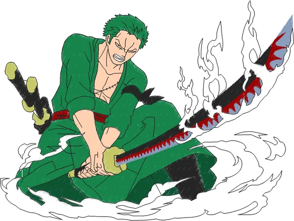 Broderie ZORO SMOKE