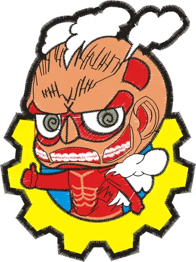 Broderie ATTACK ON TITAN