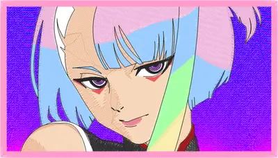 Broderie Cyberpunk Edgerunners Lucy