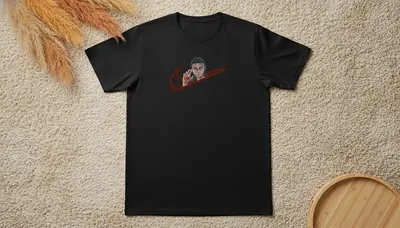 Tricou Barbati Eren Yeager Swoosh Sângeros - 1
