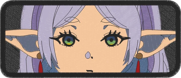 Broderie Frieren eyes