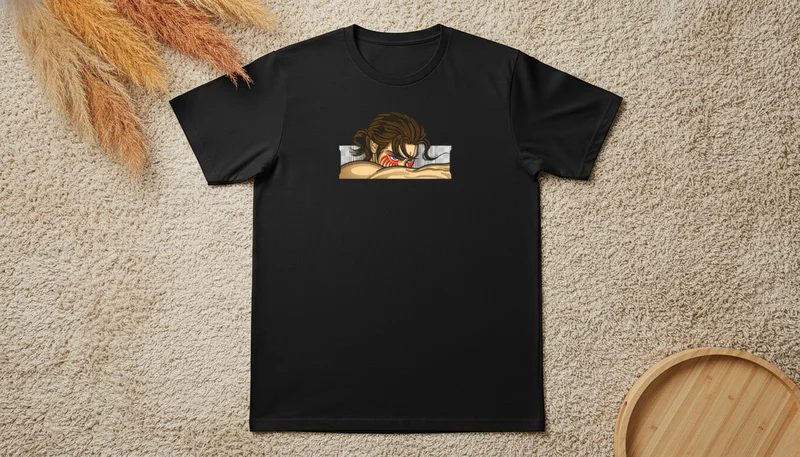 Tricou Barbati Eren Yeager Furia Titanului