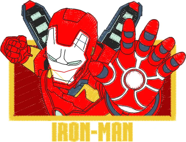 Broderie IRON-MAN