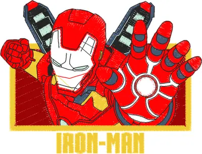 Broderie IRON-MAN