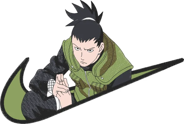 Broderie Naruto Shikamarui x nike