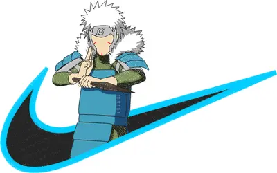 Broderie Naruto Tobirama Senju AWED52 Nike