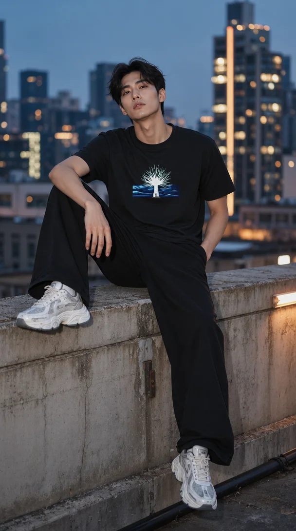 Tricou Barbati Eren și Arborele Căilor