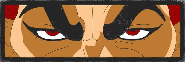 Broderie Yujiro Eyes BAKI