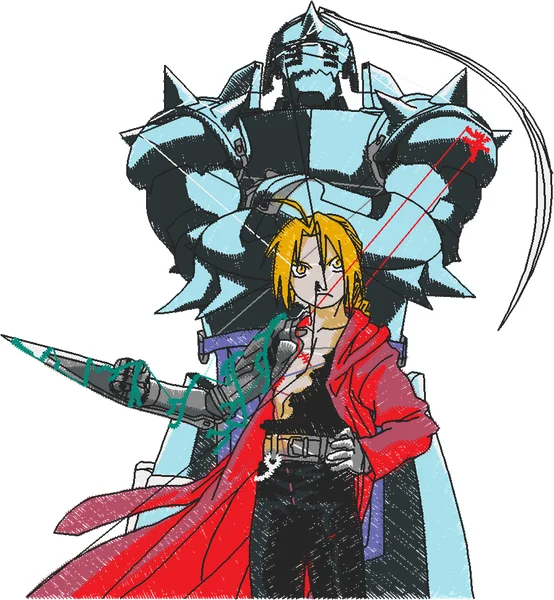 Broderie fullmetal alchemist
