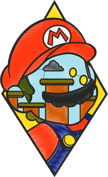 Broderie mario