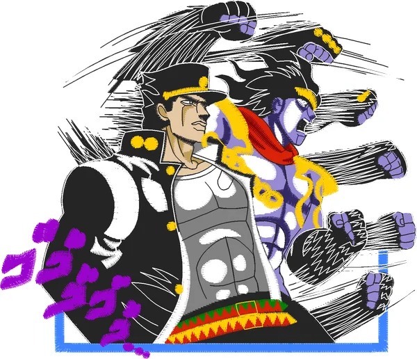 Broderie JOTARO KUJO