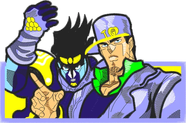 Broderie Jotaro Stand