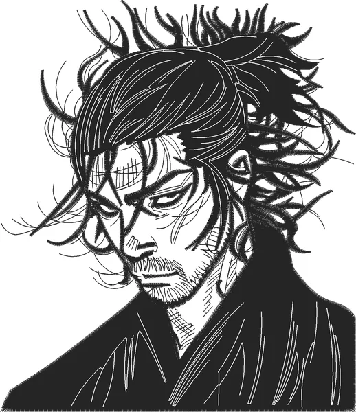 Broderie MUSASHI MIYAMOTO