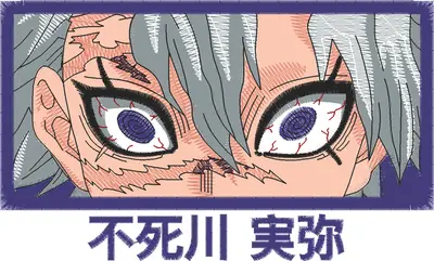 Broderie sanemi eyes