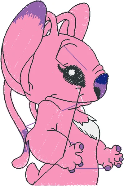 Broderie Stich couple x 2
