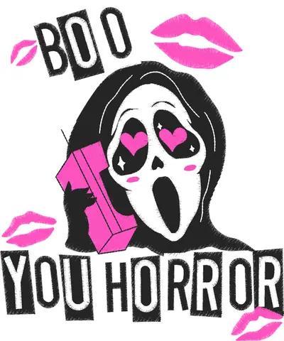 Broderie Boo you horror - Ghost face