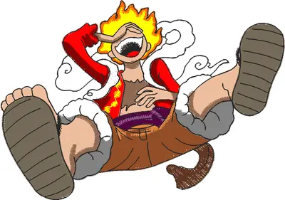 Broderie (AED 673) MONKEY D LUFFY GEAR 5
